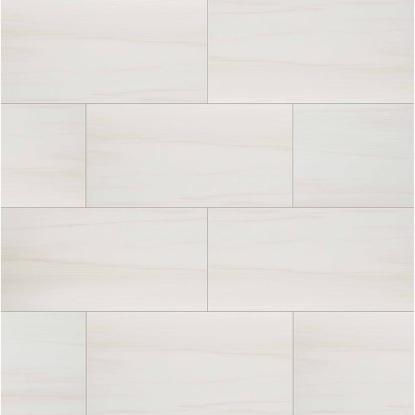 Msi Eden Dolomite 12 In.X 24 In. Matte Porcelain Floor And Wall Tile, 8PK ZOR-PT-0413